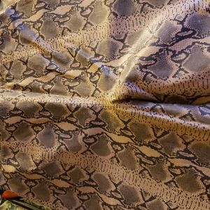 Leather snake skin jeans